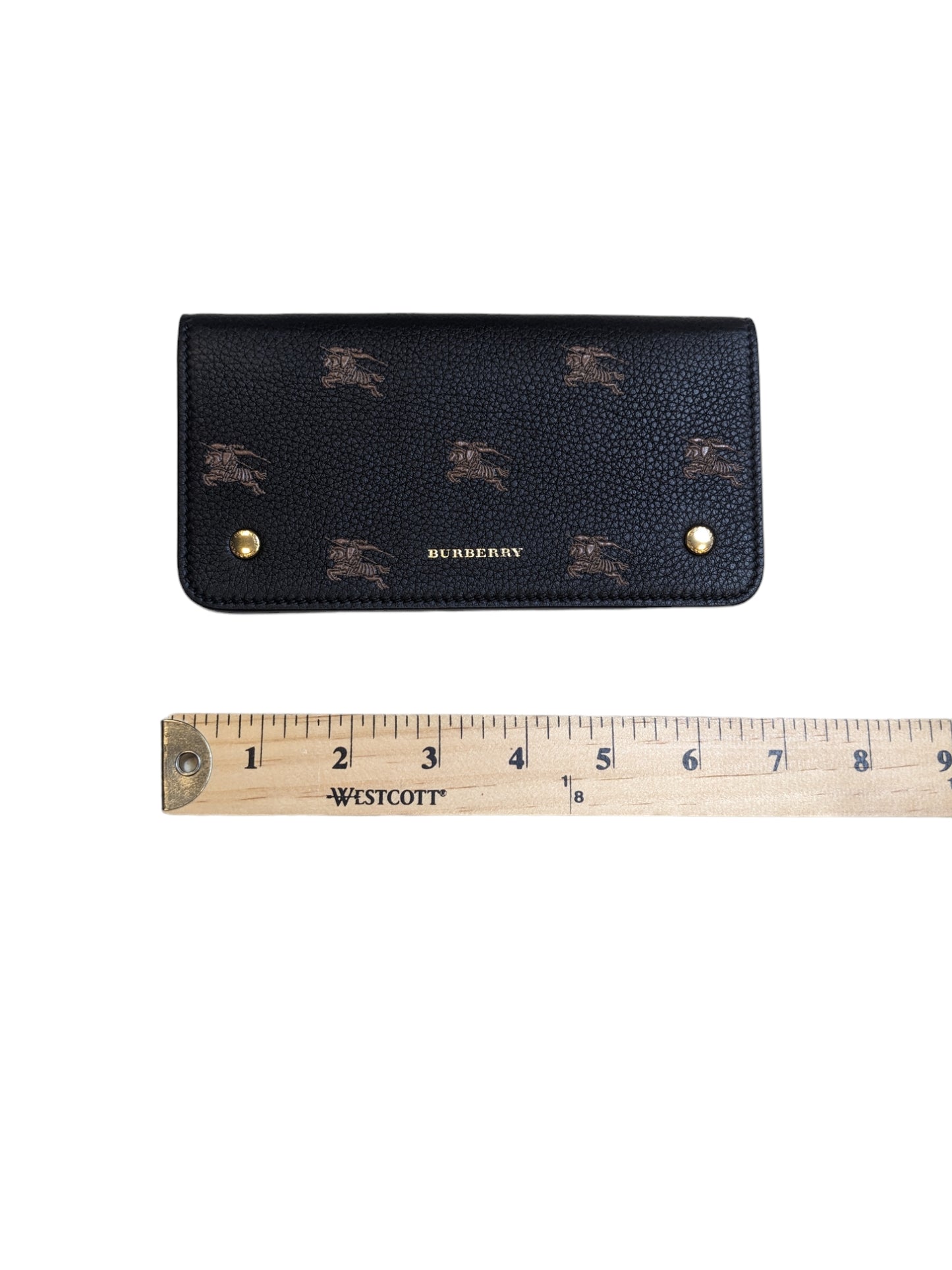 Burberry Wallet purse horse 3D logo
