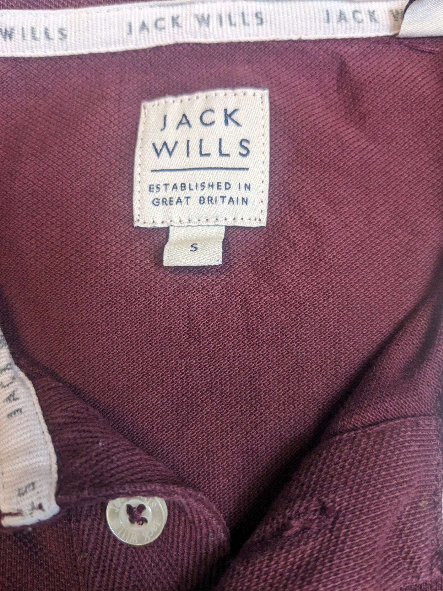 Jack Wills Polo Shirt size small