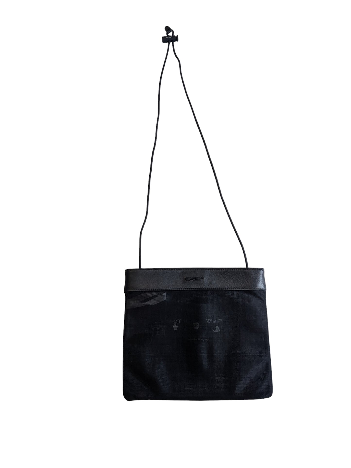 Off white logo Mesh Cross Body Bag