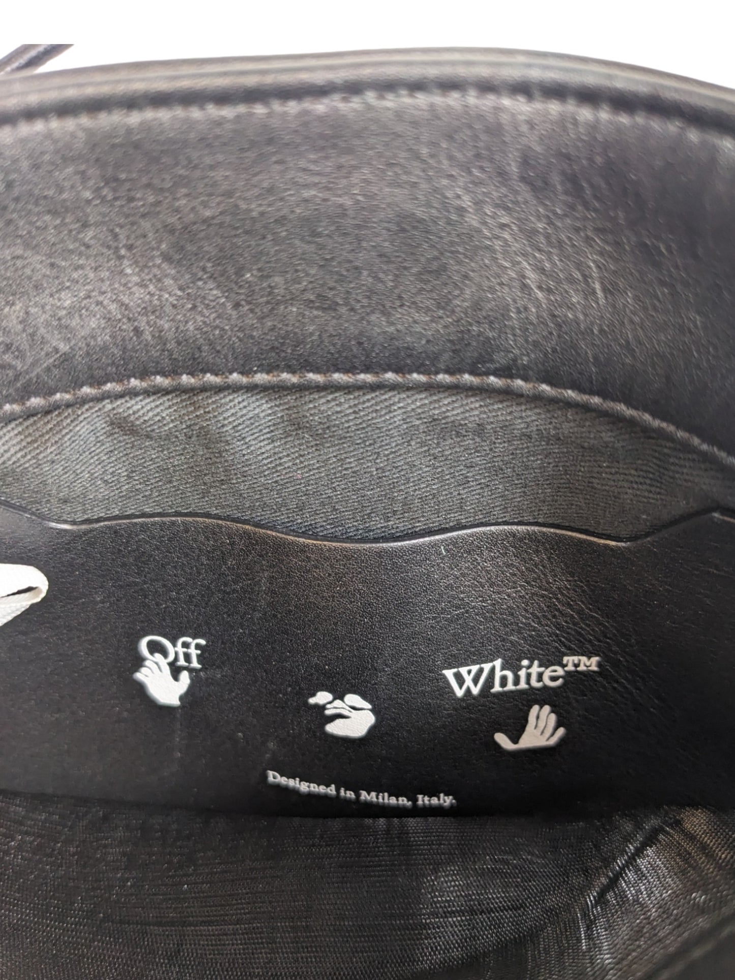 Off white logo Mesh Cross Body Bag