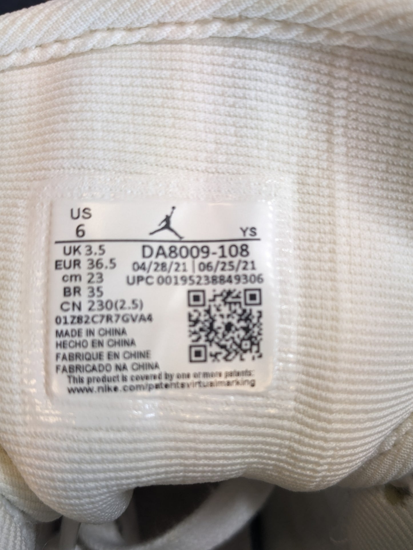 Nike Air Jordan Mid 1 Corduroy Sail