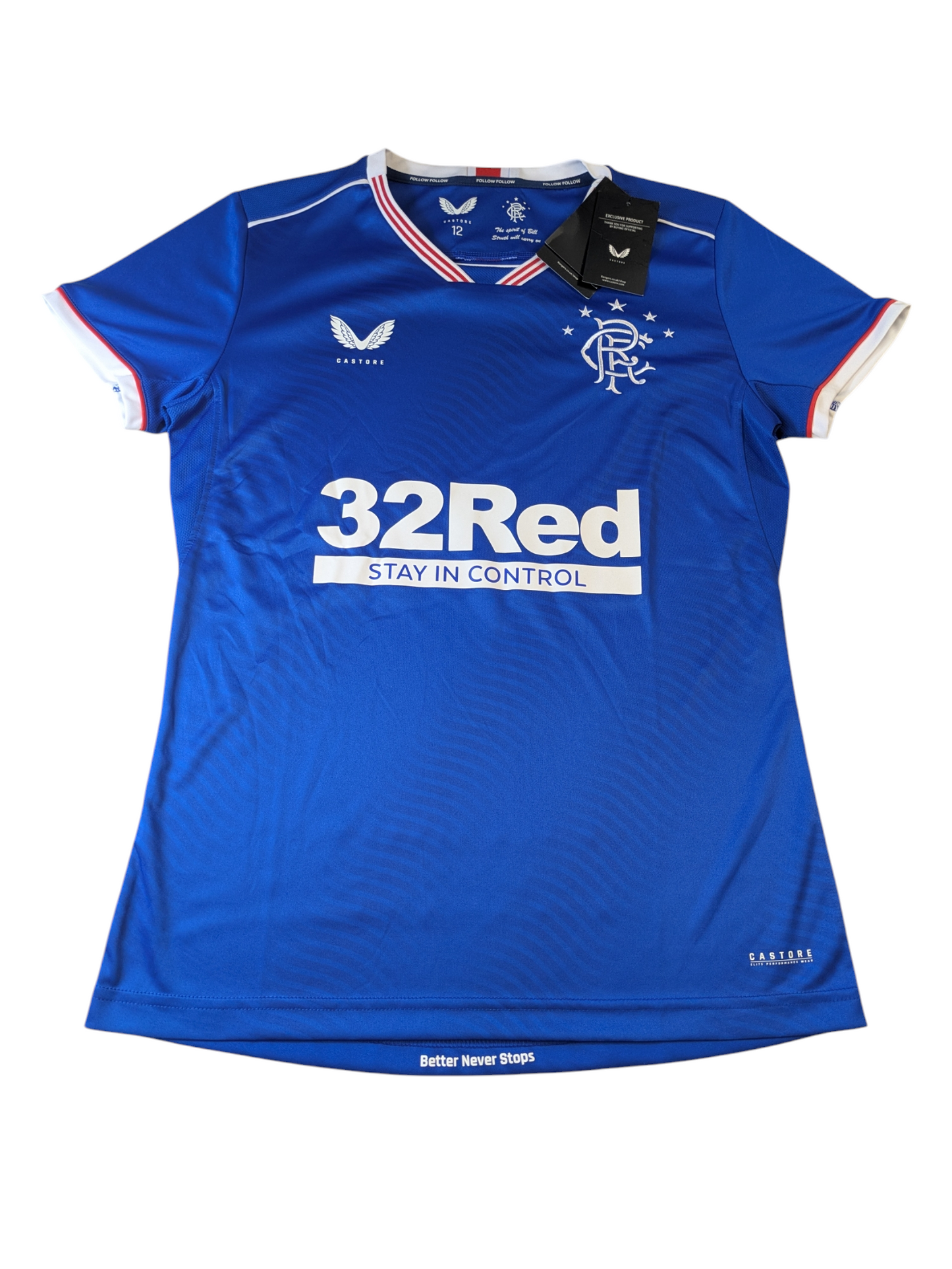 Castore Rangers Womens Football Shirt