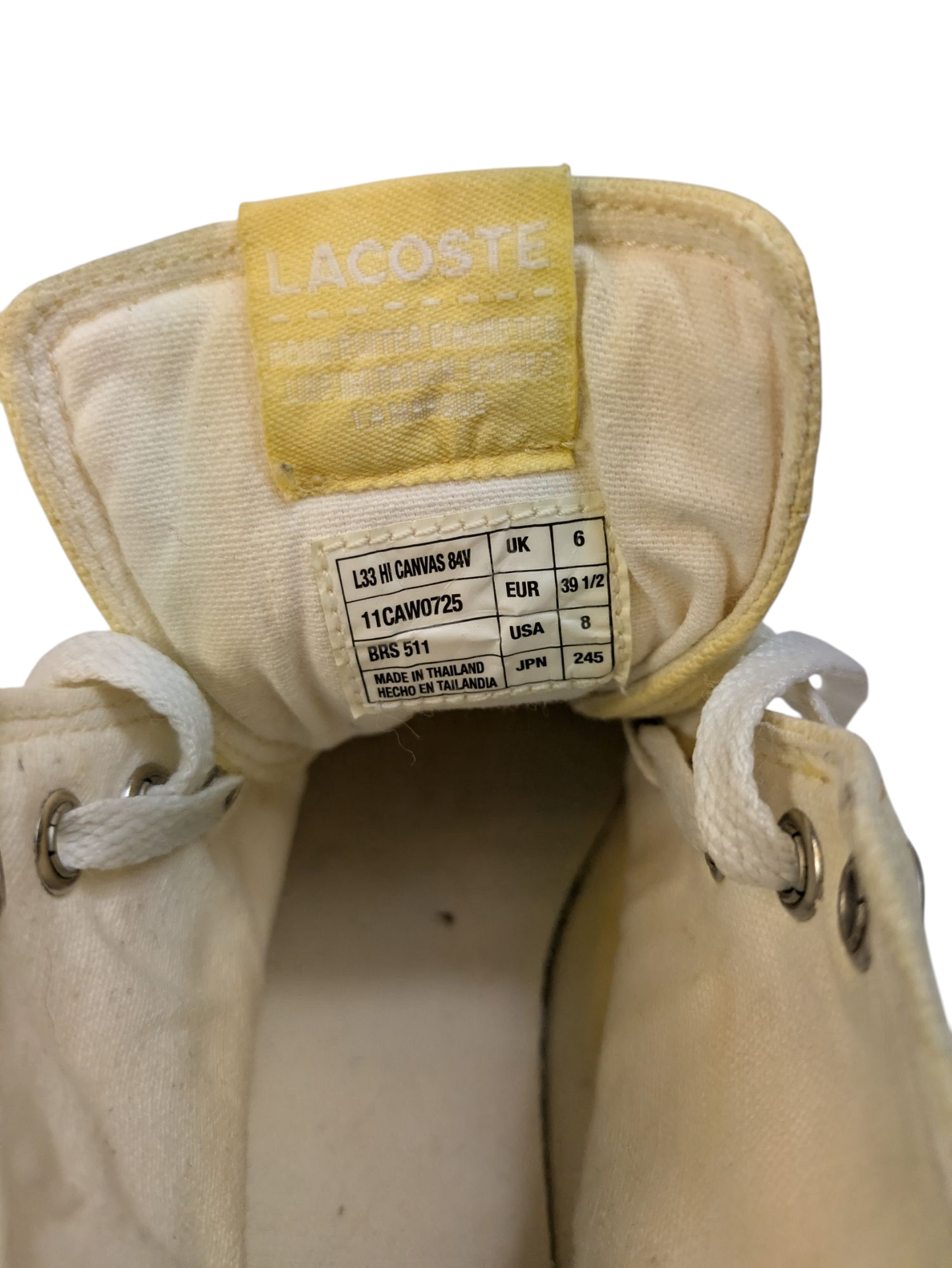 Lacoste High Top Trainers