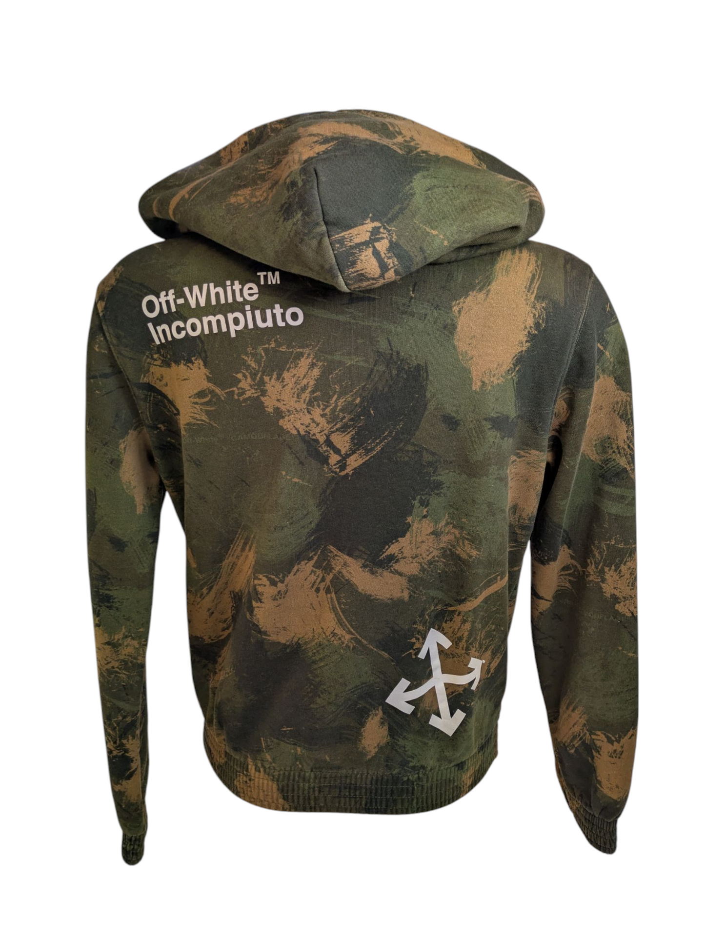 Sweat à capuche zippé Off-White Paintbrush