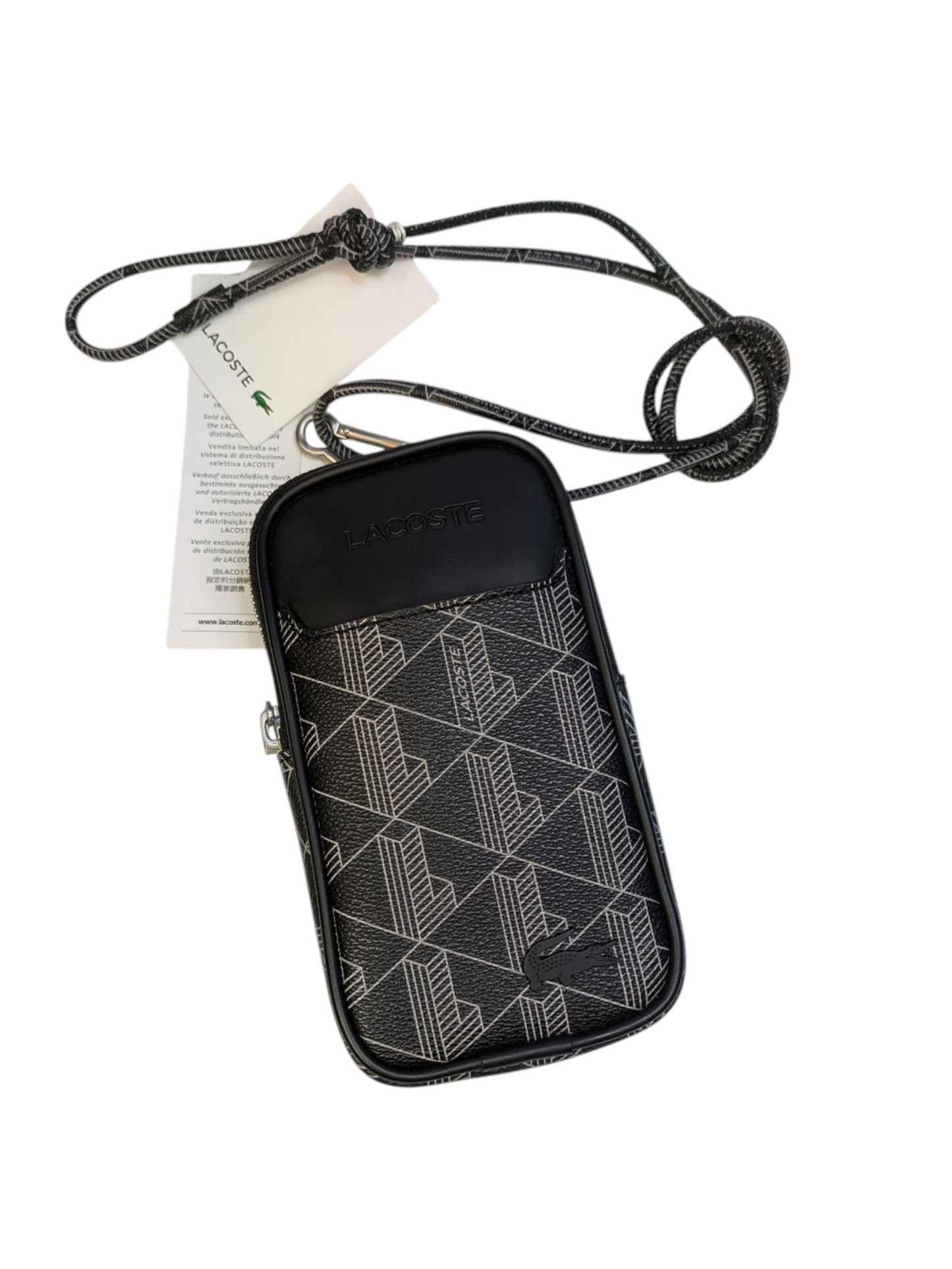 Lacoste The Blend Monogram Print Smartphone Holder