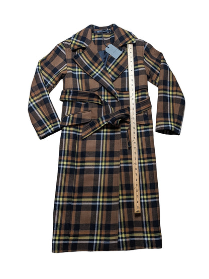 Allsaints Check Ladies Trench Coat Size 4 BNWT
