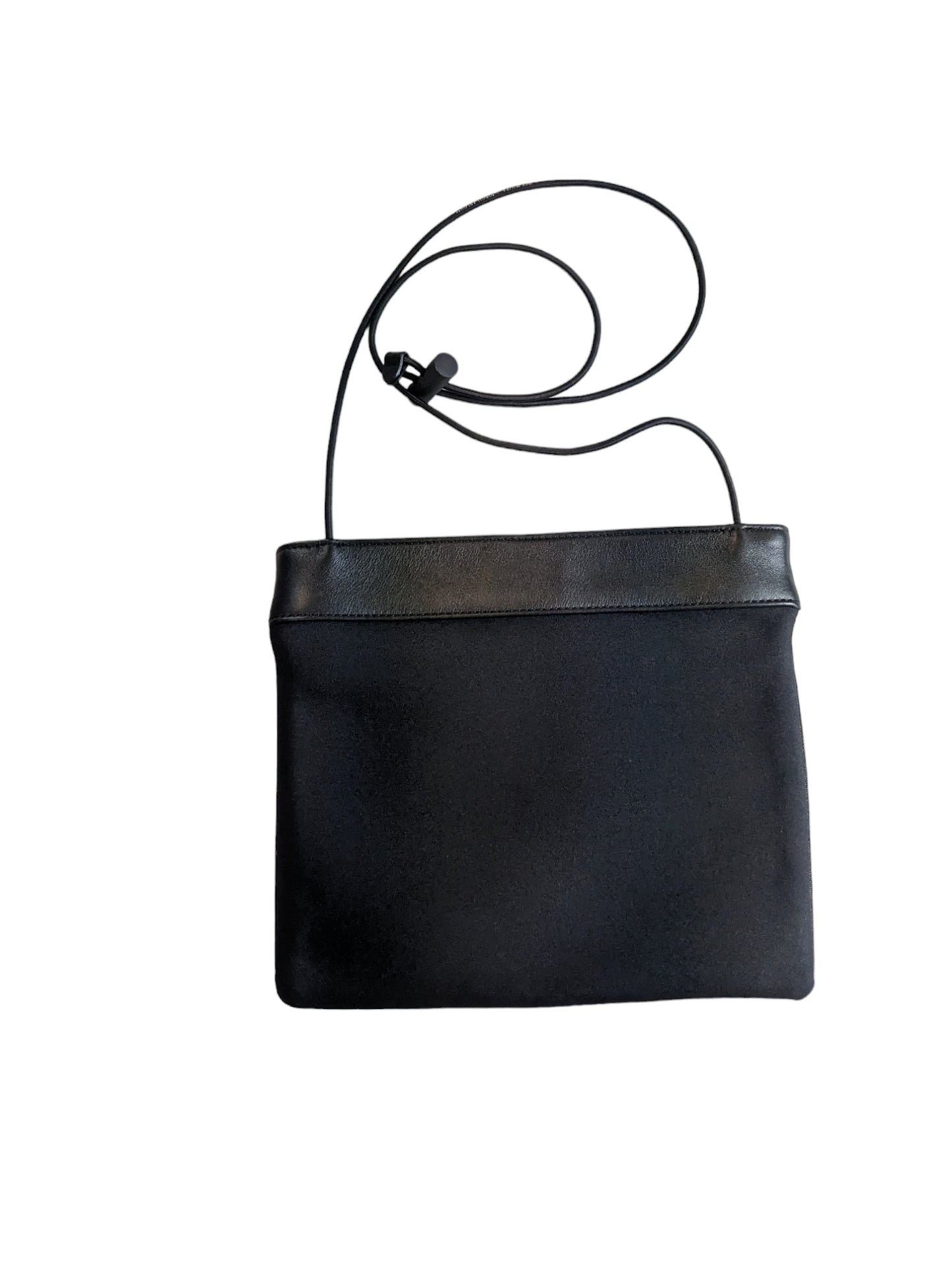 Sac bandoulière en maille avec logo blanc cassé