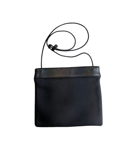 Sac bandoulière en maille avec logo blanc cassé