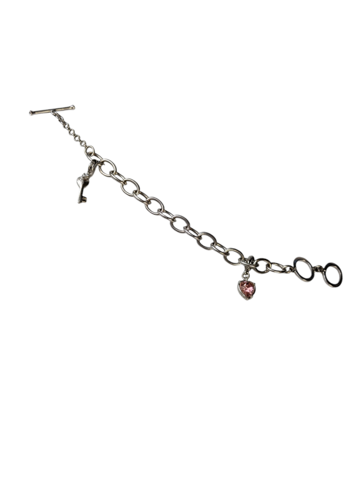 Swarovski Bracelet With 2 Charns