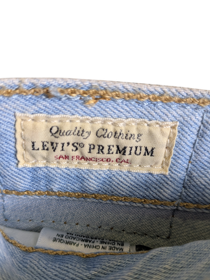 Levi's Gold Denim Skirt