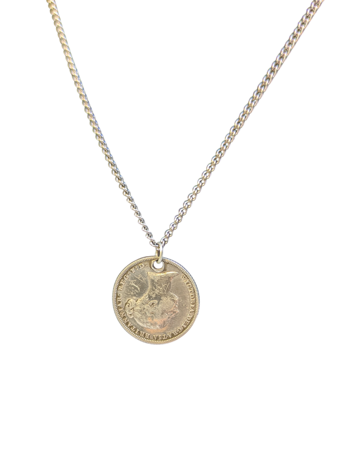 Lucky 6 Pence Coin And Chain