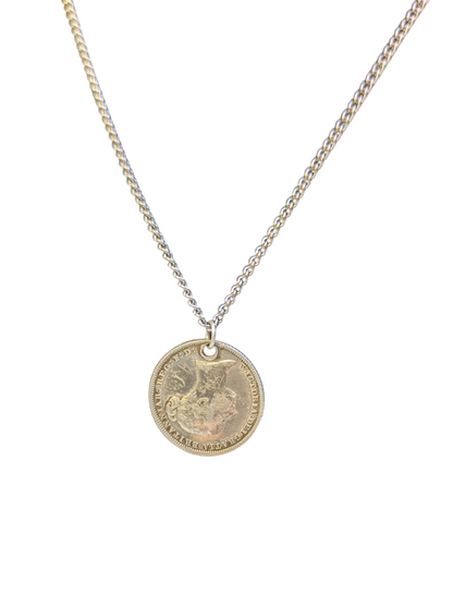 Lucky 6 Pence Coin And Chain