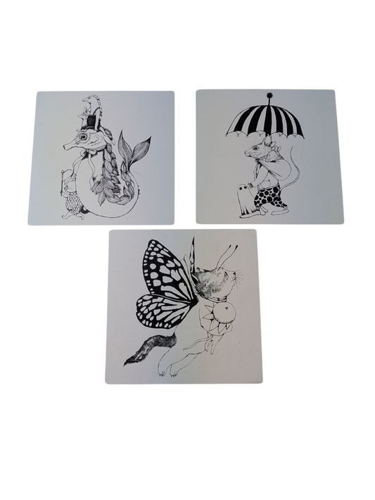 Gucci 2020 Ad Campaign Pictures On Card Set Of 3