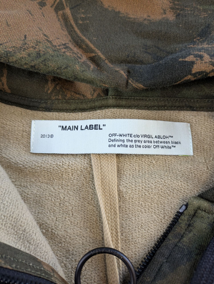 Sweat à capuche zippé Off-White Paintbrush
