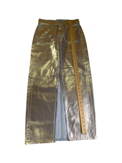 Levi's Gold Denim Skirt