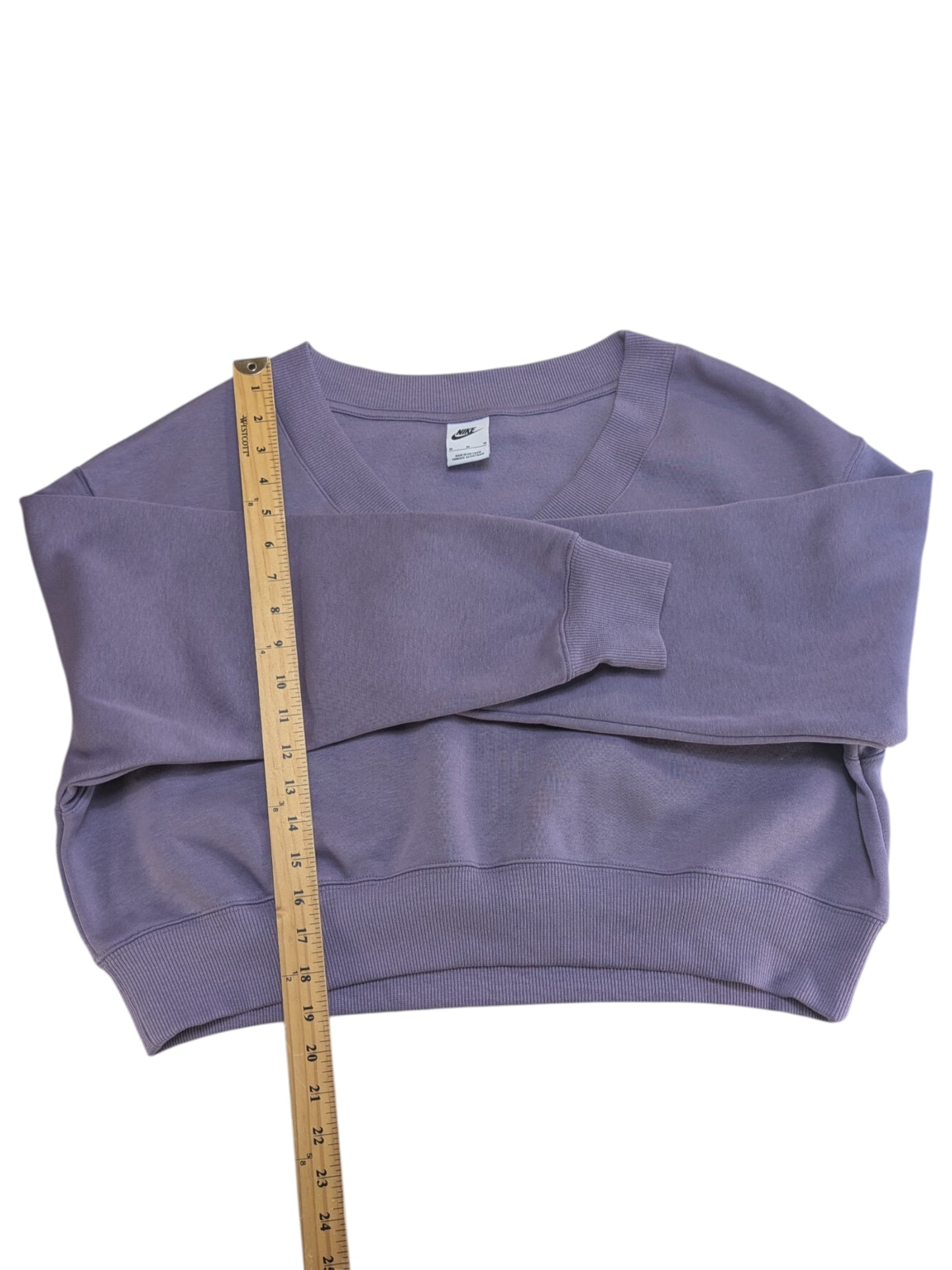 Nike Cropped V Neck Jumper