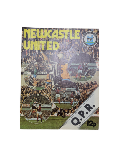 Newcastle v QPR Football Programme 1976