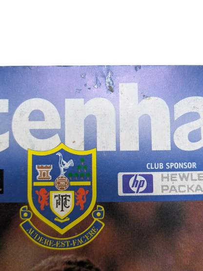 Tottenham Hotspur v Blackburn Rovers Football Programme 1997