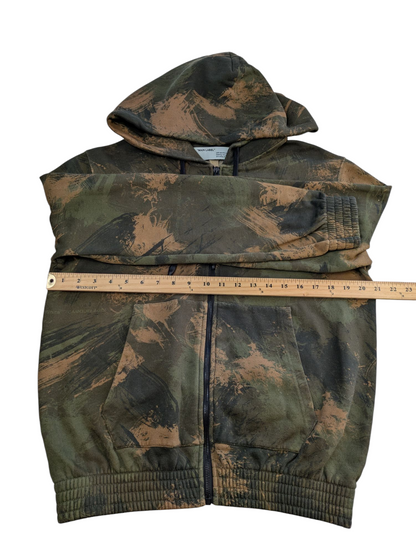 Sweat à capuche zippé Off-White Paintbrush