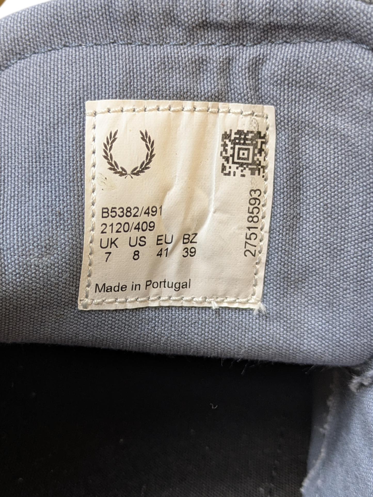 Fred Perry Linden Canvas Trainers