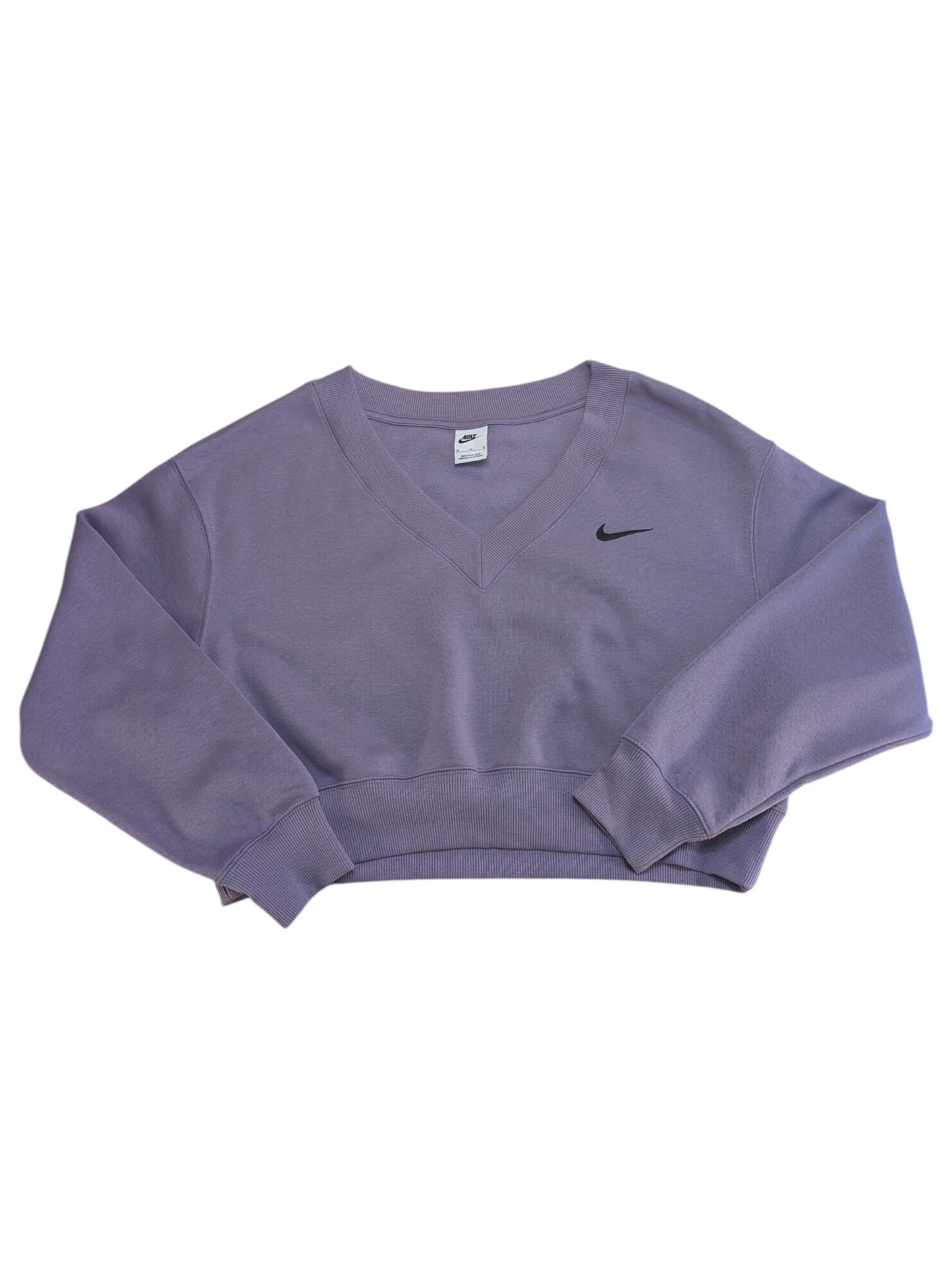 Nike Cropped V Neck Jumper