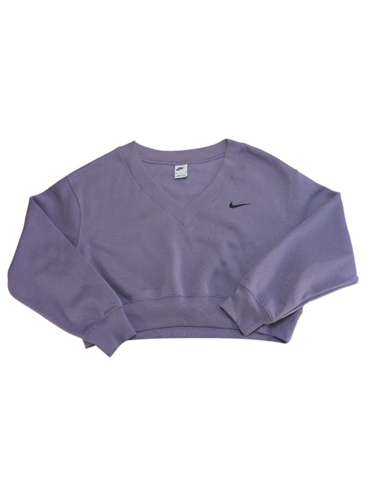Nike Cropped V Neck Jumper