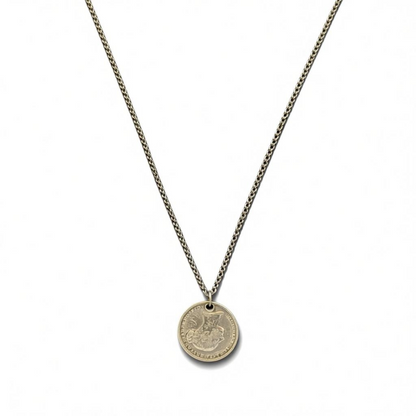Lucky 6 Pence Coin And Chain